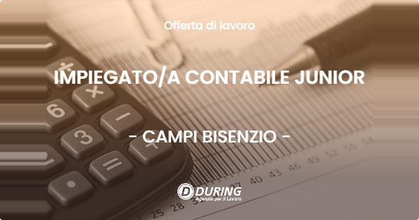 OFFERTA LAVORO - IMPIEGATO/A CONTABILE JUNIOR - CAMPI BISENZIO (FI)