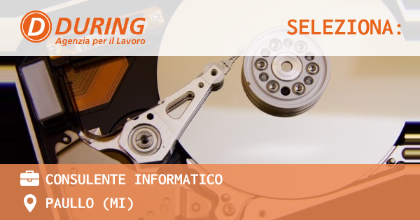 OFFERTA LAVORO - Consulente Informatico - PAULLO (MI)