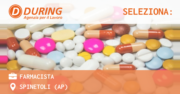 OFFERTA LAVORO - FARMACISTA - SPINETOLI (AP)