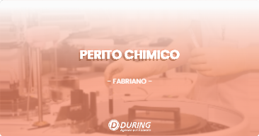 OFFERTA LAVORO - PERITO CHIMICO - FABRIANO (AN)