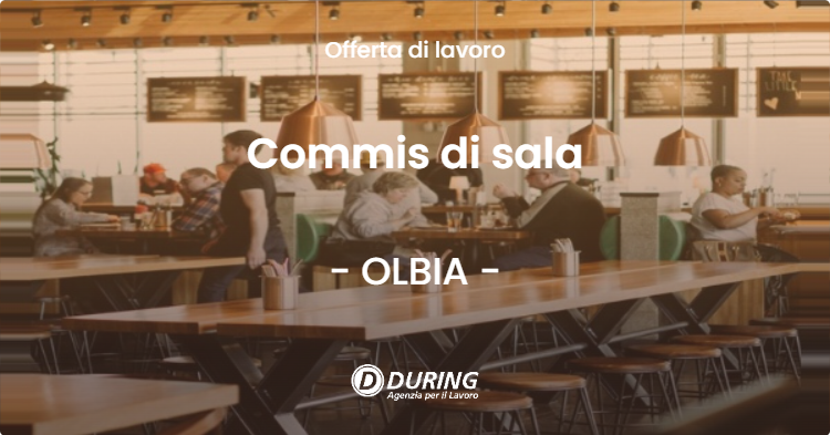 OFFERTA LAVORO - Commis di sala - OLBIA