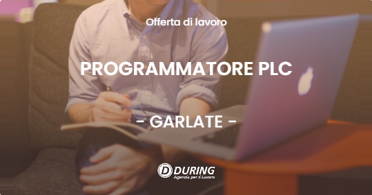 OFFERTA LAVORO - PROGRAMMATORE PLC - GARLATE