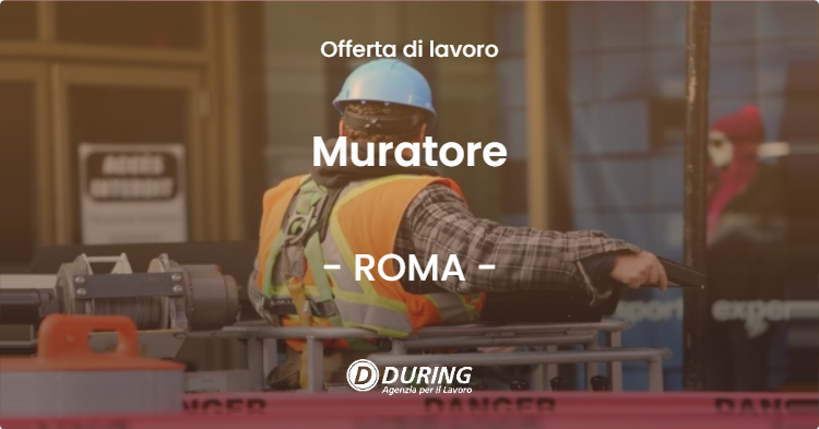 OFFERTA LAVORO - Muratore - ROMA