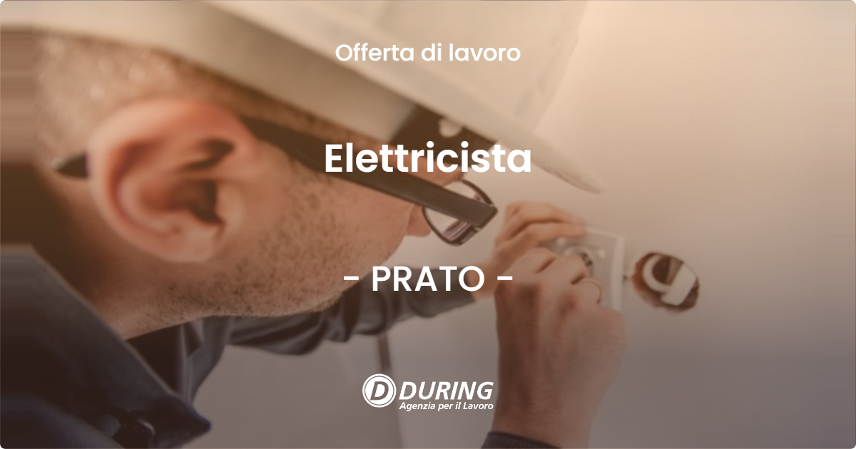 OFFERTA LAVORO - Elettricista - PRATO