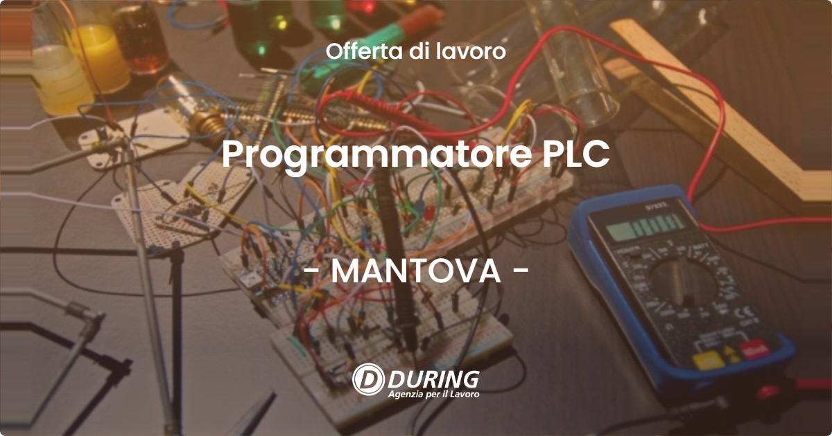 OFFERTA LAVORO - Programmatore PLC - MANTOVA