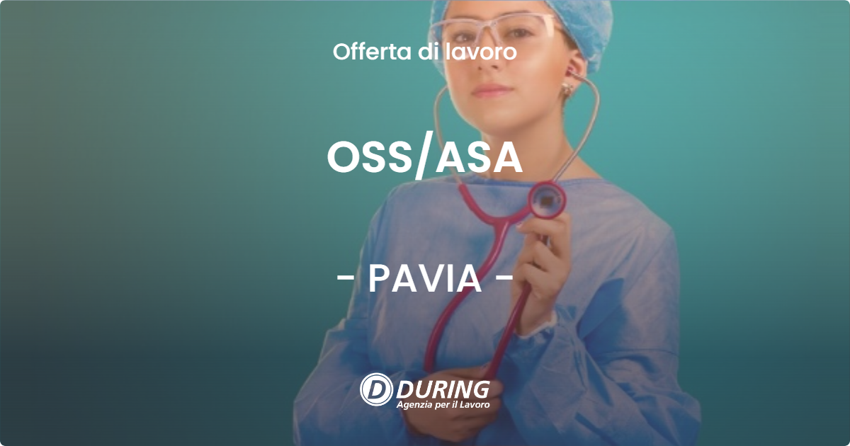 OFFERTA LAVORO - OSSASA - PAVIA