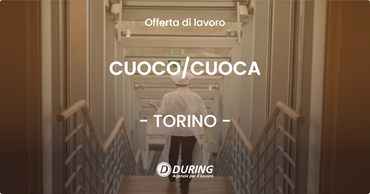 OFFERTA LAVORO - CUOCOCUOCA - TORINO