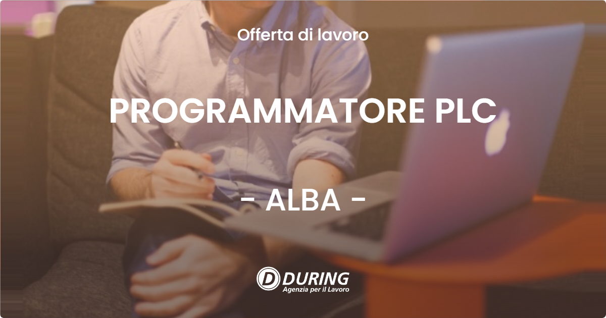 OFFERTA LAVORO - PROGRAMMATORE PLC - ALBA