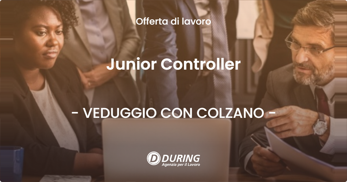 OFFERTA LAVORO - Junior Controller - VEDUGGIO CON COLZANO