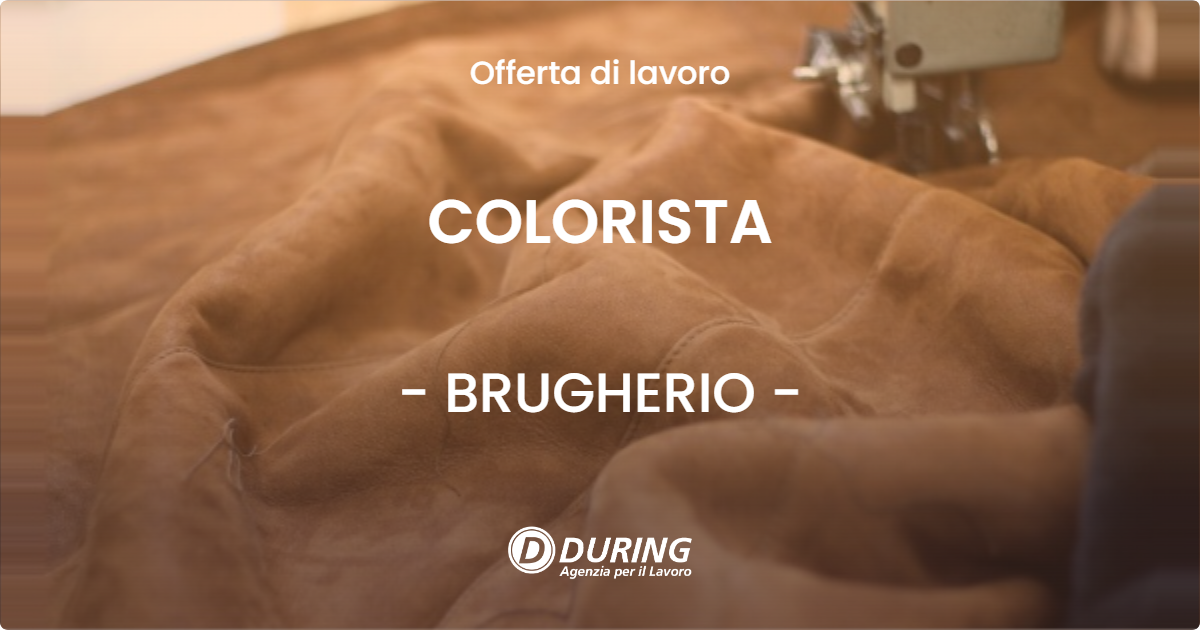 OFFERTA LAVORO - COLORISTA - BRUGHERIO