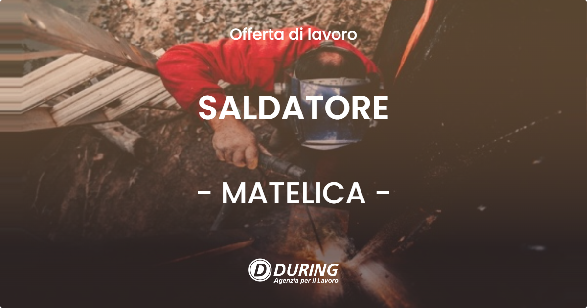 OFFERTA LAVORO - SALDATORE - MATELICA