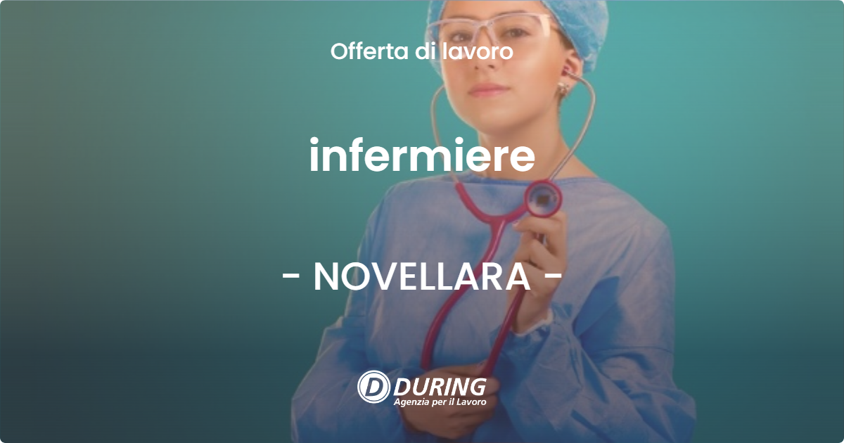 OFFERTA LAVORO - infermiere - NOVELLARA (RE)