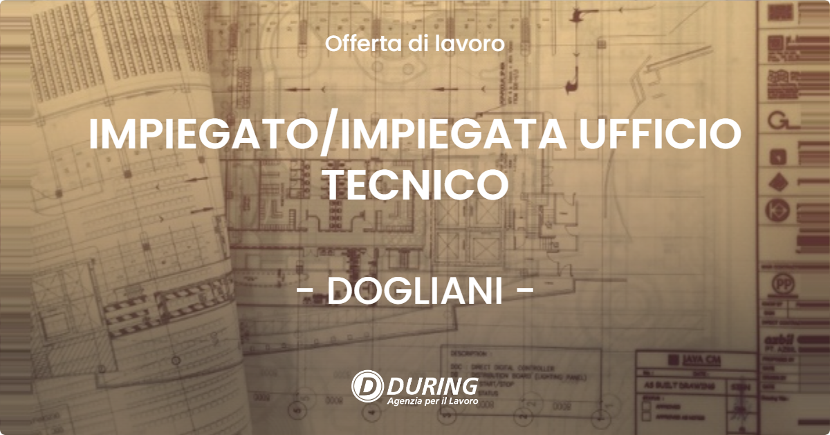OFFERTA LAVORO - IMPIEGATOIMPIEGATA UFFICIO TECNICO - DOGLIANI