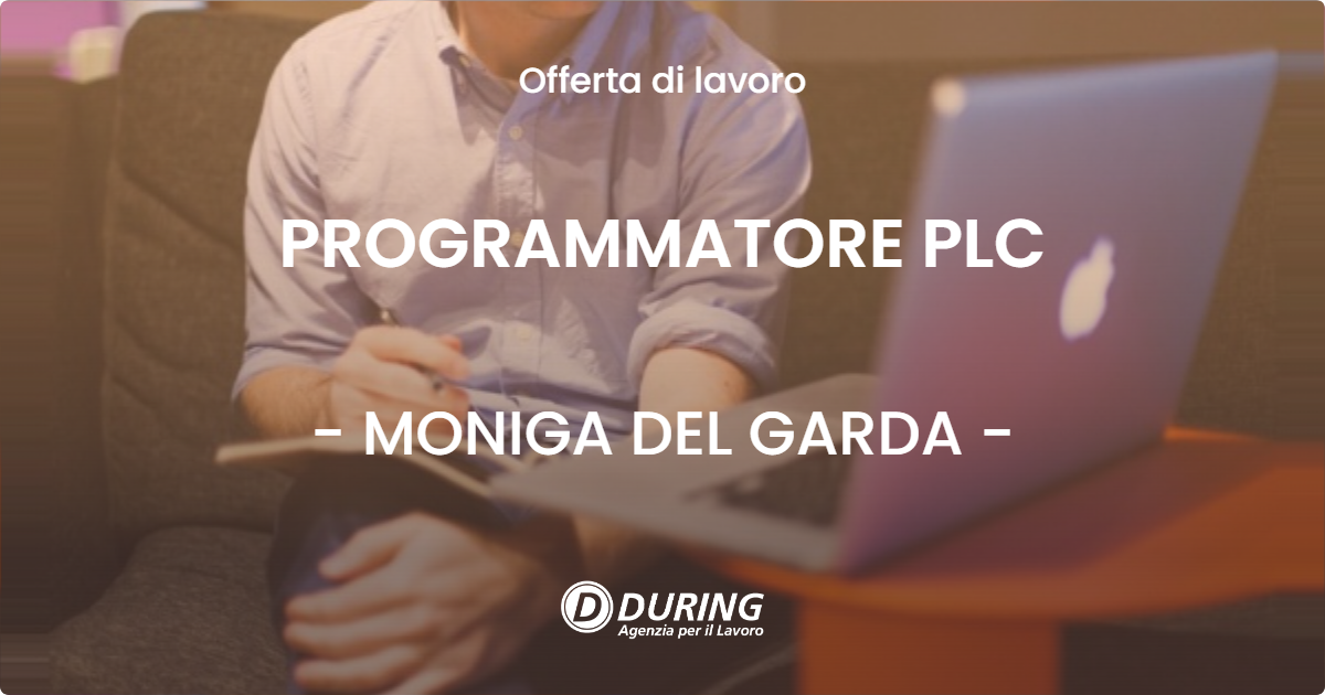 OFFERTA LAVORO - PROGRAMMATORE PLC - MONIGA DEL GARDA