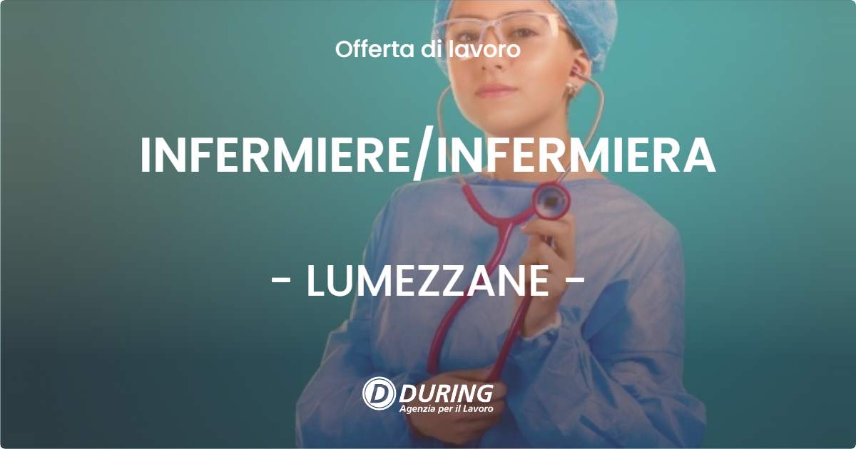 OFFERTA LAVORO - INFERMIEREINFERMIERA - LUMEZZANE