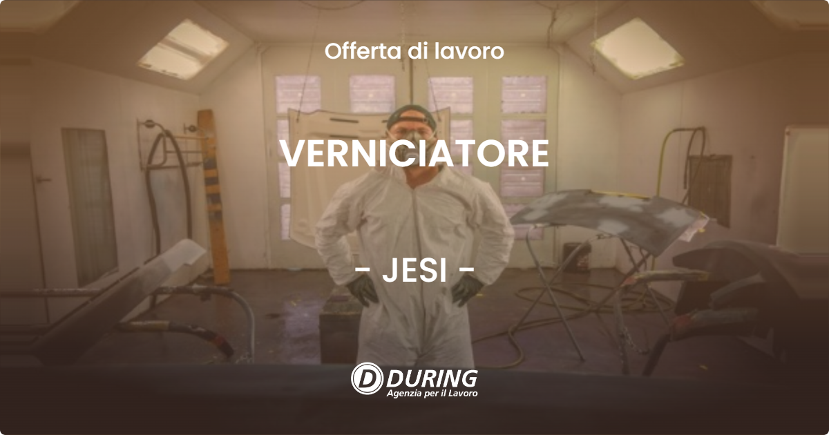 OFFERTA LAVORO - VERNICIATORE - JESI (AN)