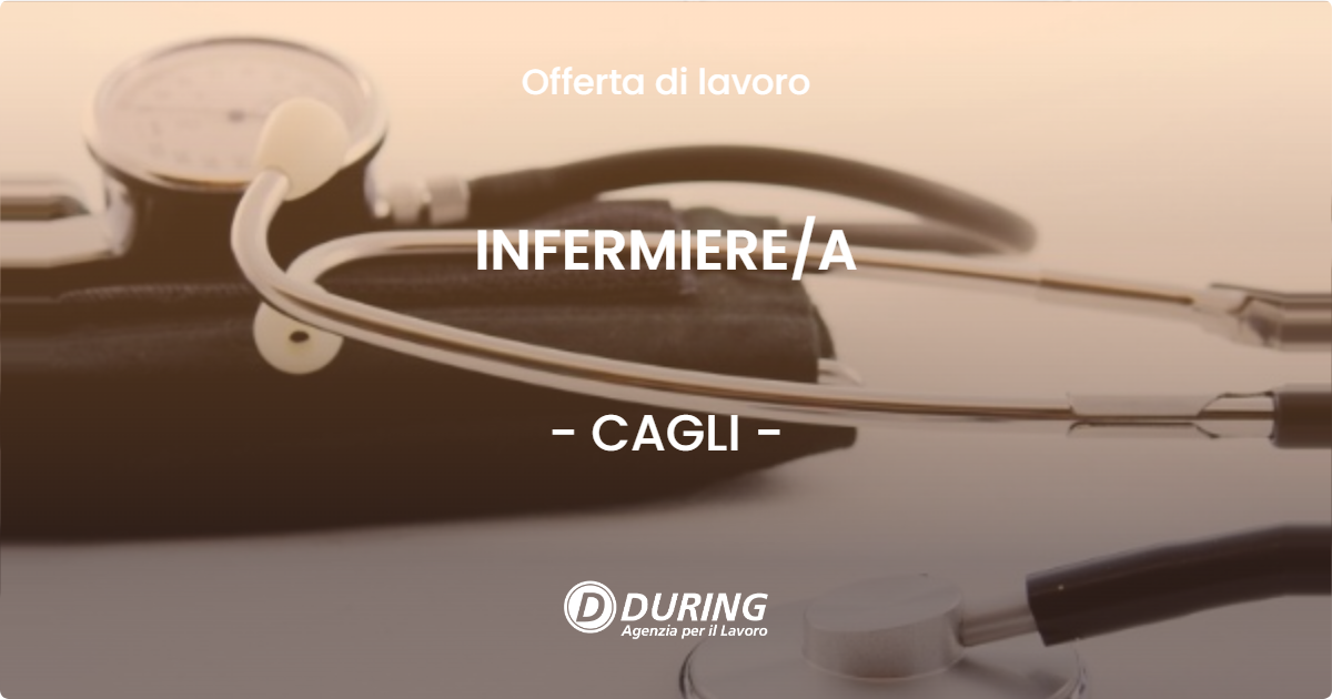 OFFERTA LAVORO - INFERMIERE/A - CAGLI (PU)
