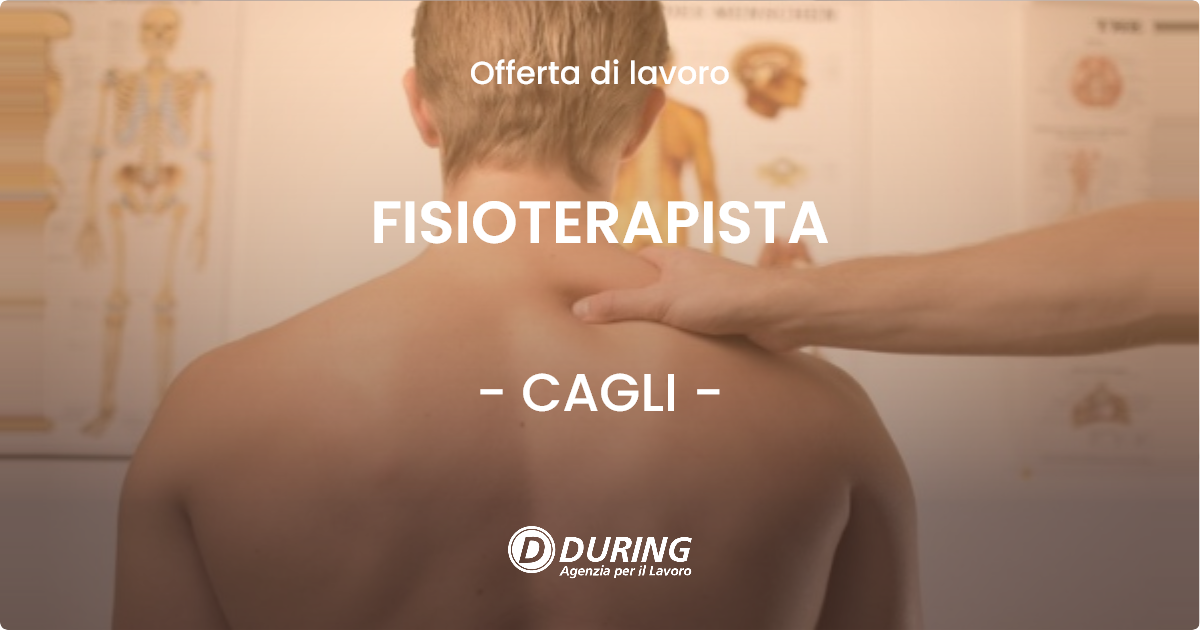 OFFERTA LAVORO - FISIOTERAPISTA - CAGLI