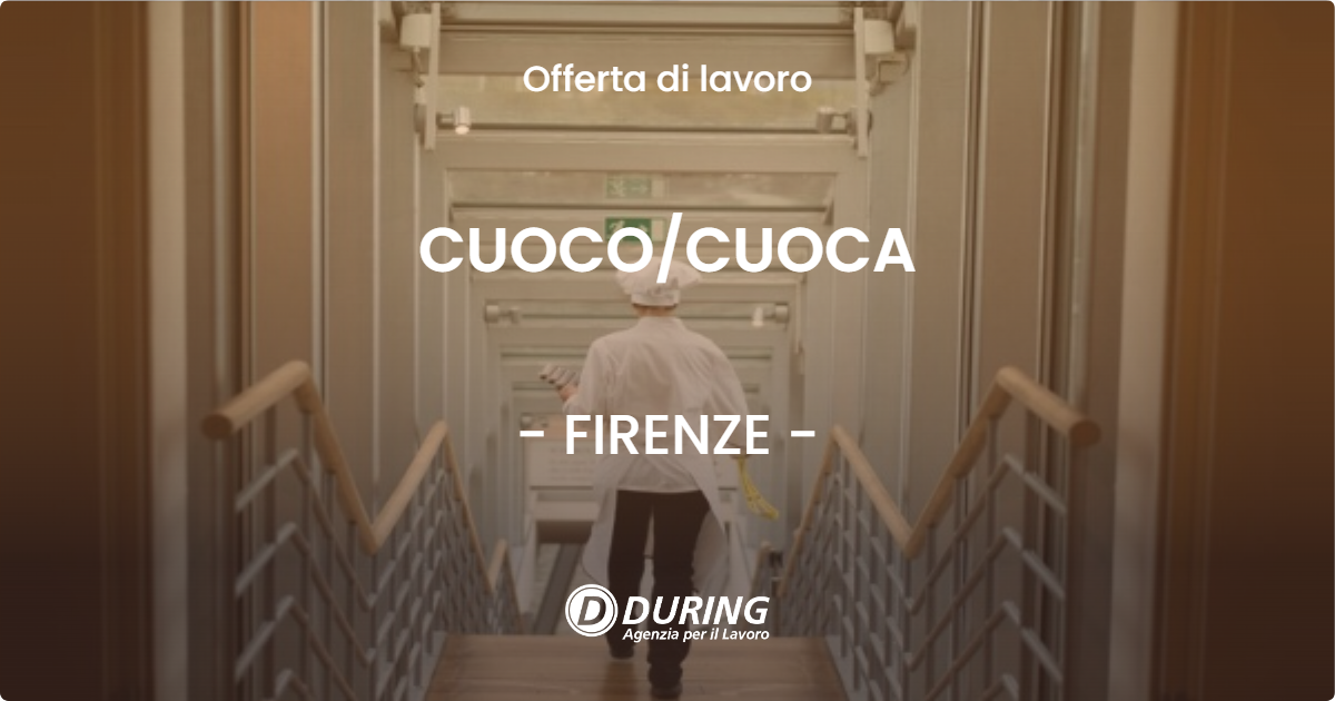 OFFERTA LAVORO - CUOCOCUOCA - FIRENZE