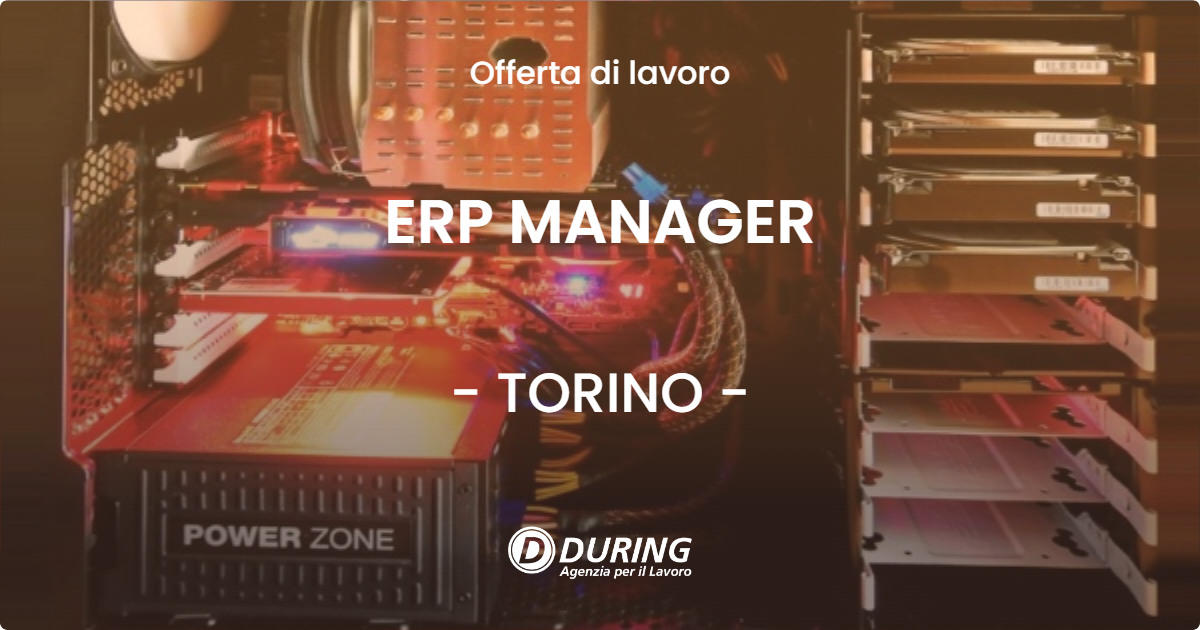 OFFERTA LAVORO - ERP MANAGER - TORINO (TO)
