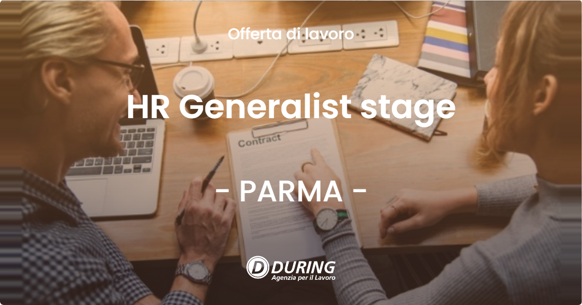 OFFERTA LAVORO - HR Generalist stage - PARMA (PR)