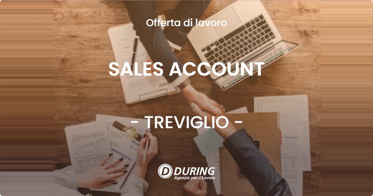 OFFERTA LAVORO - SALES ACCOUNT - TREVIGLIO