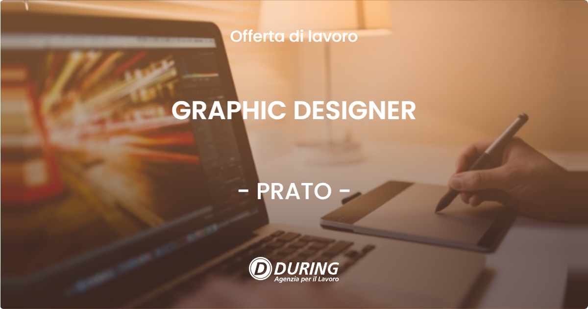OFFERTA LAVORO - GRAPHIC DESIGNER - PRATO