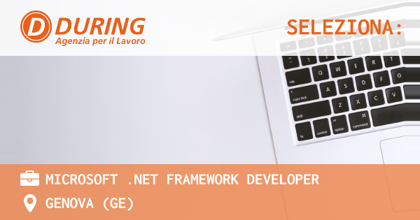 OFFERTA LAVORO - Microsoft .NET Framework Developer - GENOVA (GE)