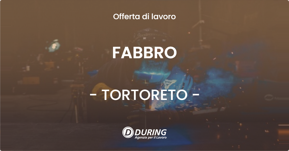 OFFERTA LAVORO - FABBRO - TORTORETO (TE)