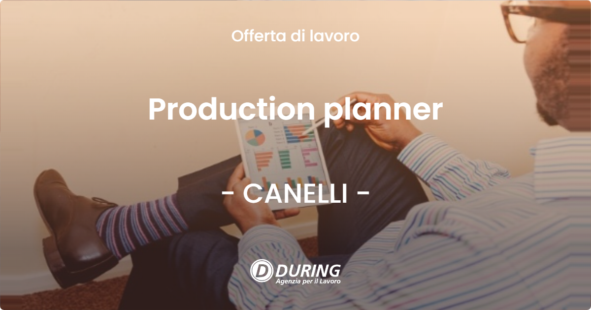 OFFERTA LAVORO - Production planner - CANELLI (AT)