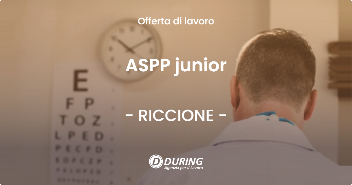 OFFERTA LAVORO - ASPP junior - RICCIONE (RN)
