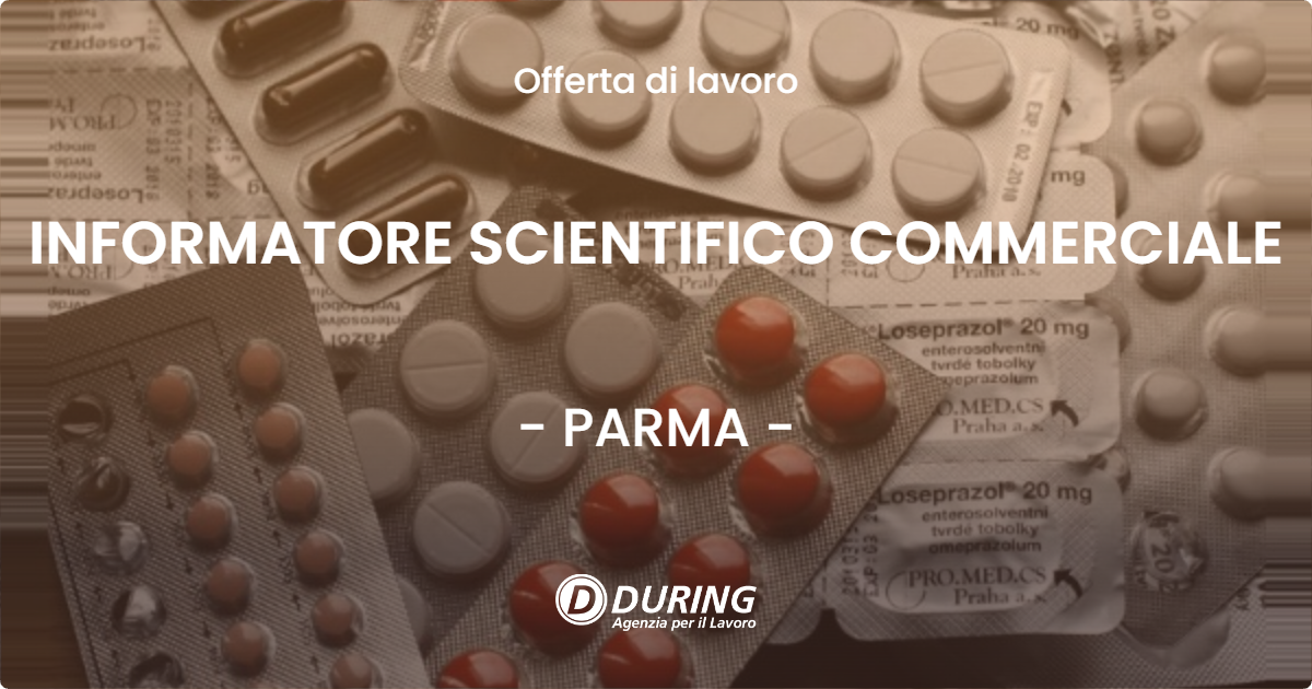OFFERTA LAVORO - INFORMATORE SCIENTIFICO COMMERCIALE - PARMA (PR)