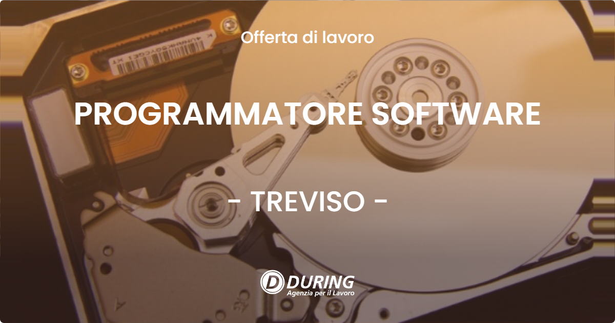 OFFERTA LAVORO - PROGRAMMATORE SOFTWARE - TREVISO