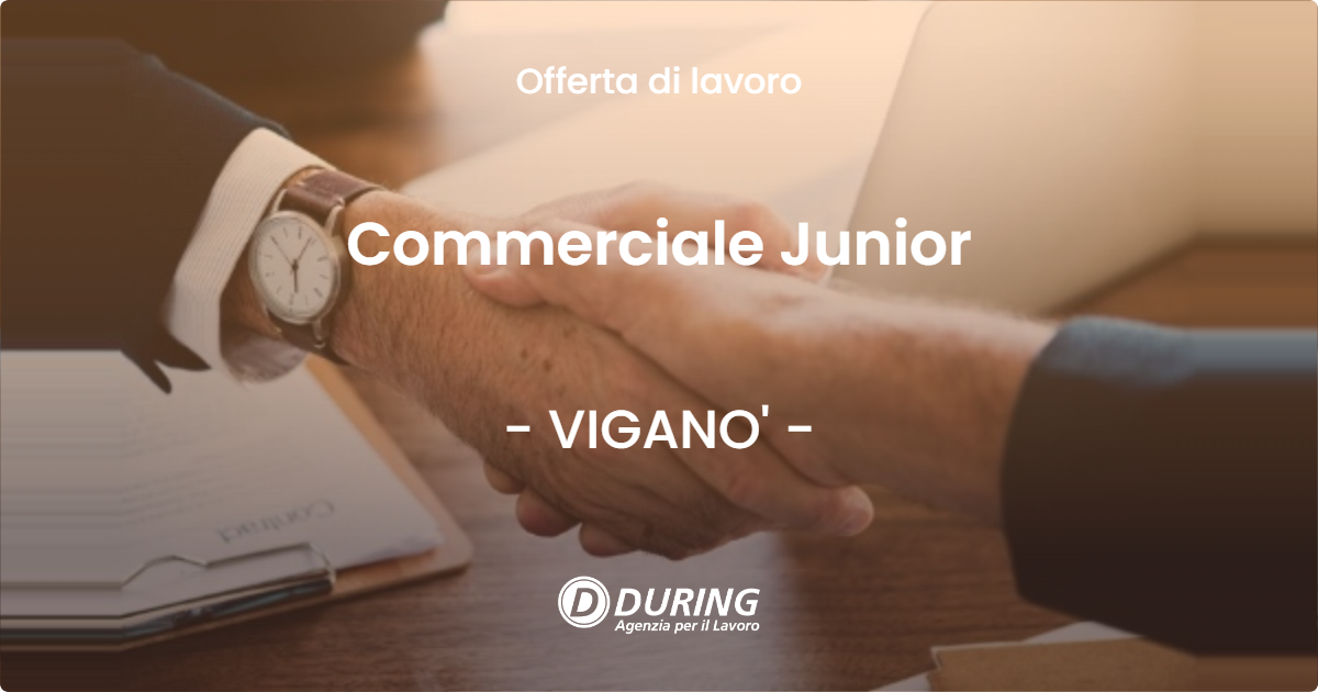 OFFERTA LAVORO - Commerciale Junior - VIGANO'