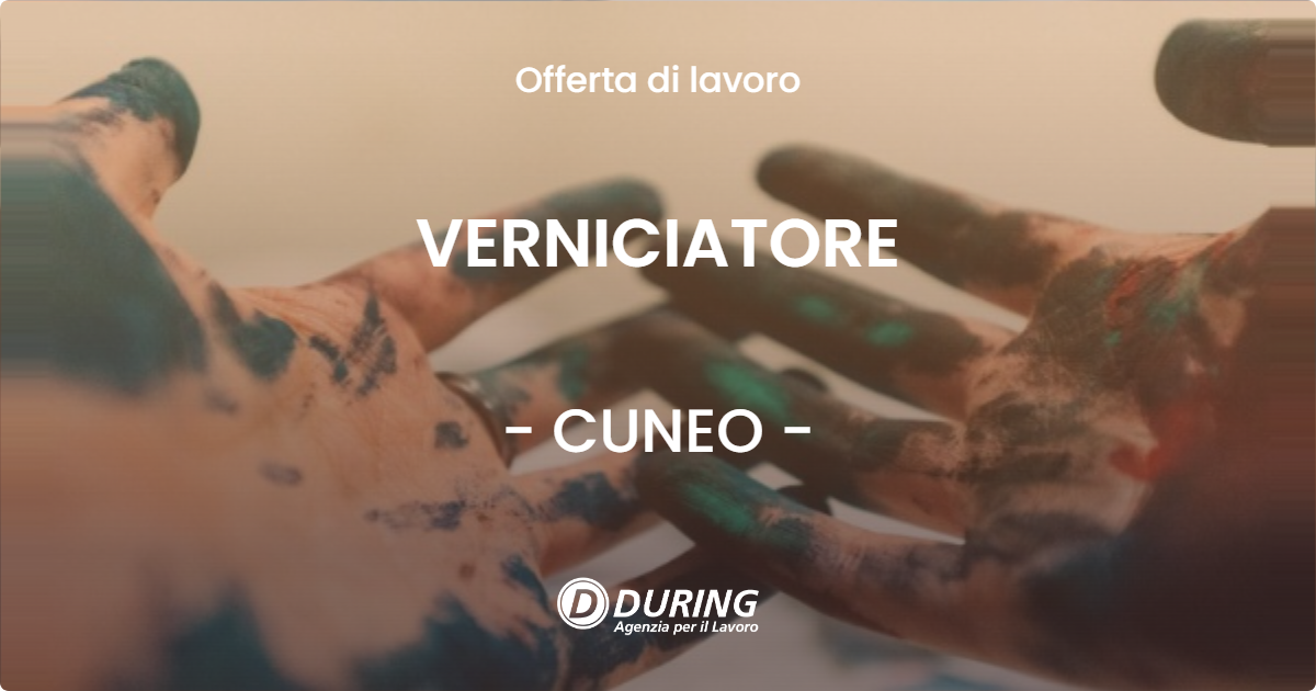 OFFERTA LAVORO - VERNICIATORE - CUNEO