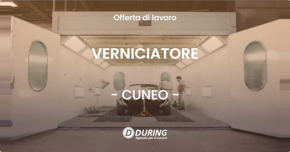 OFFERTA LAVORO - VERNICIATORE - CUNEO (CN)